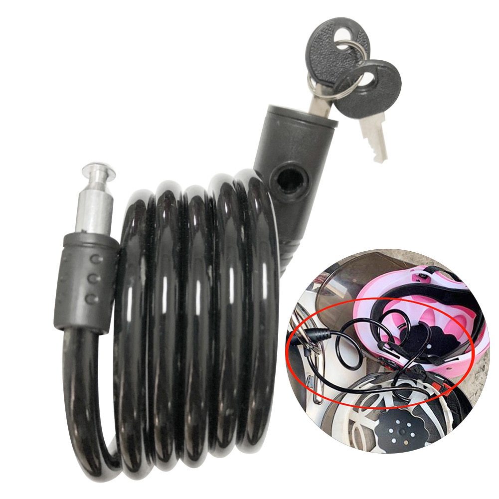 Candado de seguridad antirrobo para casco de motocicleta de 150cm