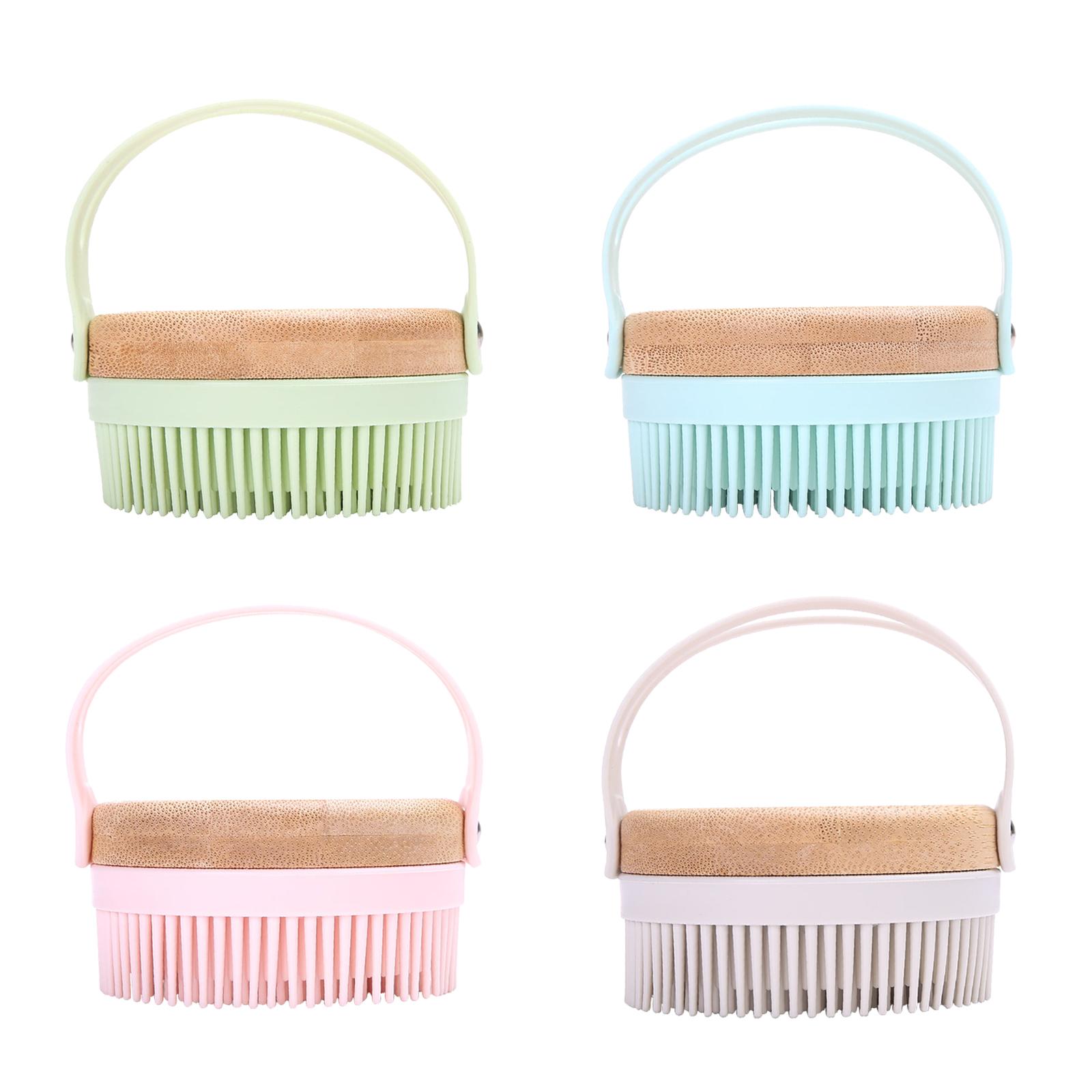 Hair Scalp Massager Shampoo Brush Soft Pins Head Massager for Hair Care Cleaning