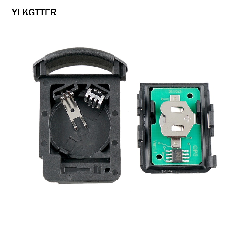 YLKGTTER 2 Button Remote Car key For Opel/Vauxhall Meriva Agila Astra Corsa C 2001-2005 No Chip For 5WK4 8668/9 Keyless Entry