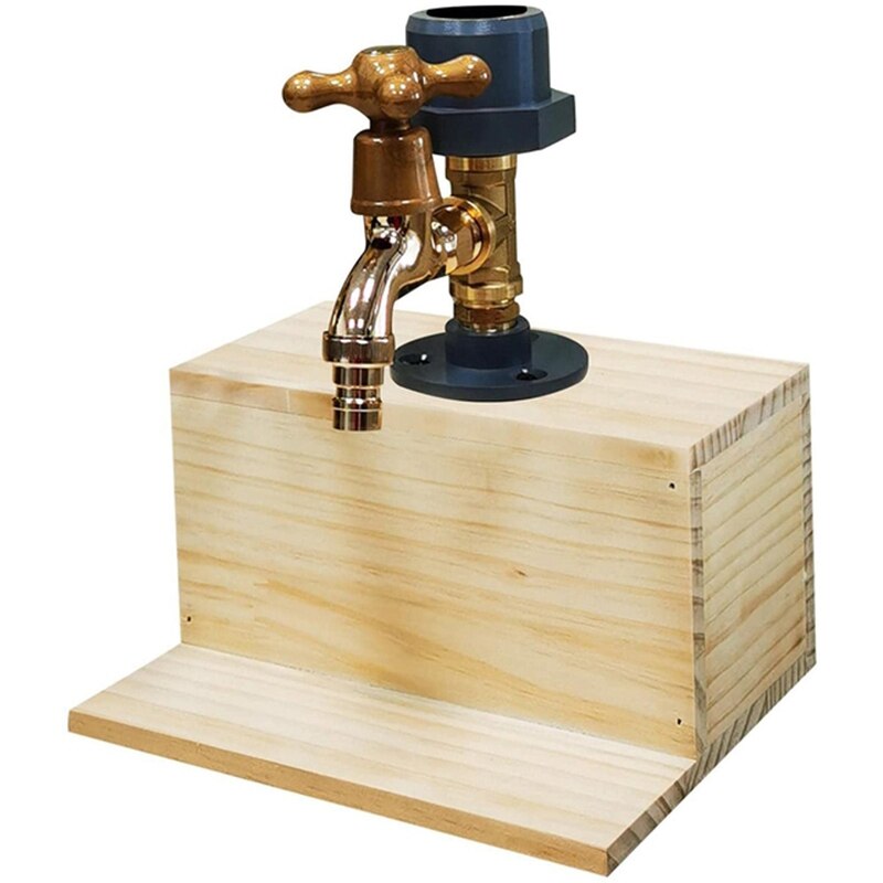 Schnaps Whiskey Holz Spender Bahre klopfen Stehen Trinken Halfter Halterung Gestell Whiskey Spender Organizer: 1 Flasche