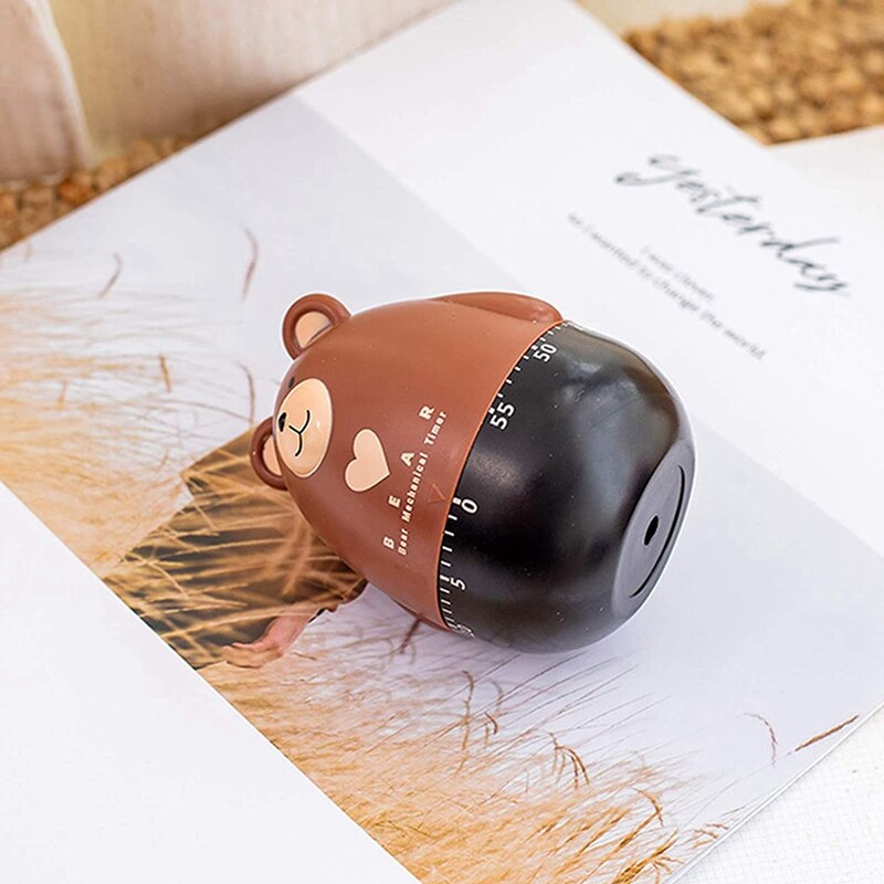 Kitchen Timer Egg Timer Countdown Timer Mechanical Animal Family Timer 55 Minutes,for Cooking,Sports,Learning,Etc