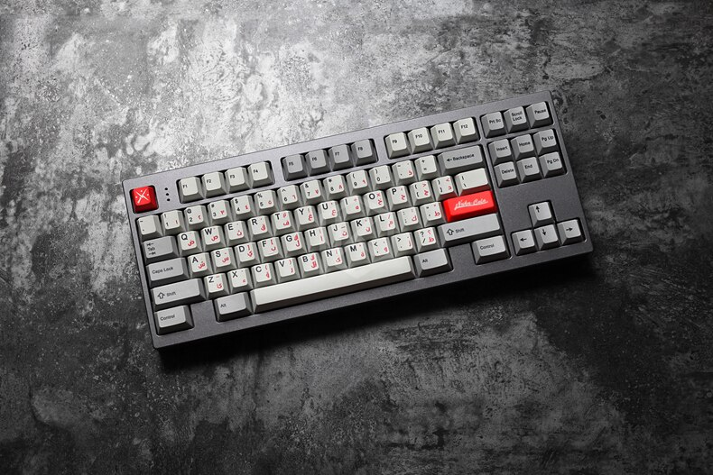 kprepublic 139 Arabic language root font letter Cherry profile Dye Sub Keycap PBT for gh60 xd60 xd84 cospad tada68 87 104 fc660