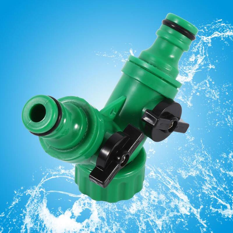 Water Timer Water Programs Garden Watering Fitting Double Irrigation Connector Hose Pipe Water Supply Tool Adapter Plastic Tap