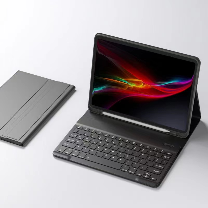 Für iPad 5. 6. Generation 9,7 Zoll Hülle mit Tastatur, abnehmbare kabellose Tastatur + Tablet-Abdeckung iPad Air 1 2 9,7 Pro 9,7 Funda