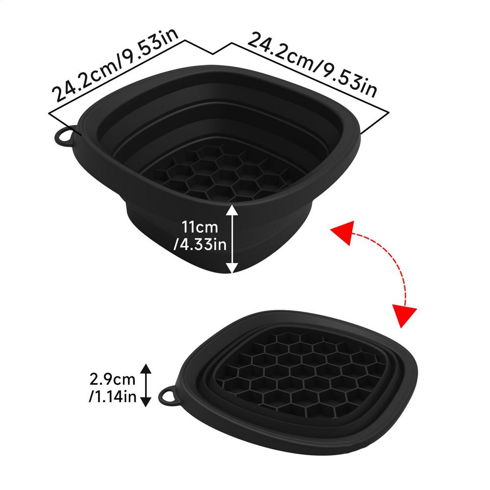 Ice Face Bowl Facial Wash Basin foldable silicone Facial beauty supplies ice water basin for shrinking pores calming skin: Default Title