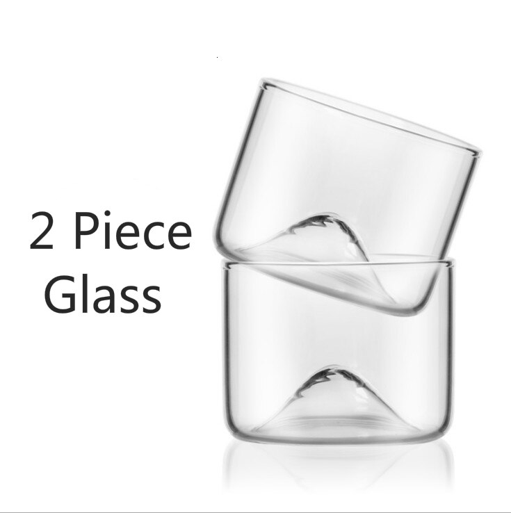 Whiskyglas met houten houder japanse stijl rum likeur bier wijnglas persoonlijkheid berg proeverij vaso: 2 stuks glas