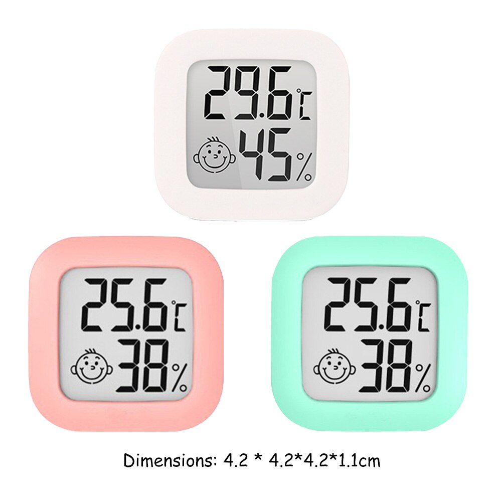 Air Humidity Meter Mini Indoor Thermometer LCD Digital Temperature Room Electronic Hygrometer Gauge Sensor Moisture Meter Home