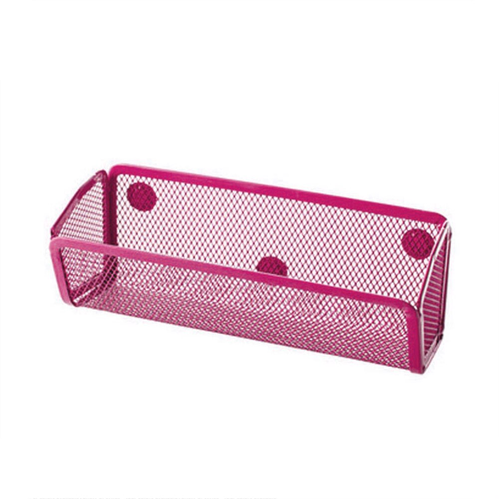 Køleskab magnet hylde adsorberende holder opbevaringsstativ køkken gadget organizer: Rød