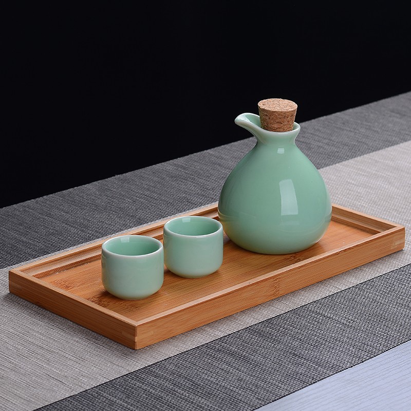 1 pot  of 2 kopjes vintage keramische sake pot bekers set fles sterke drank beker sterke drank bekers set japanse sake wijn set