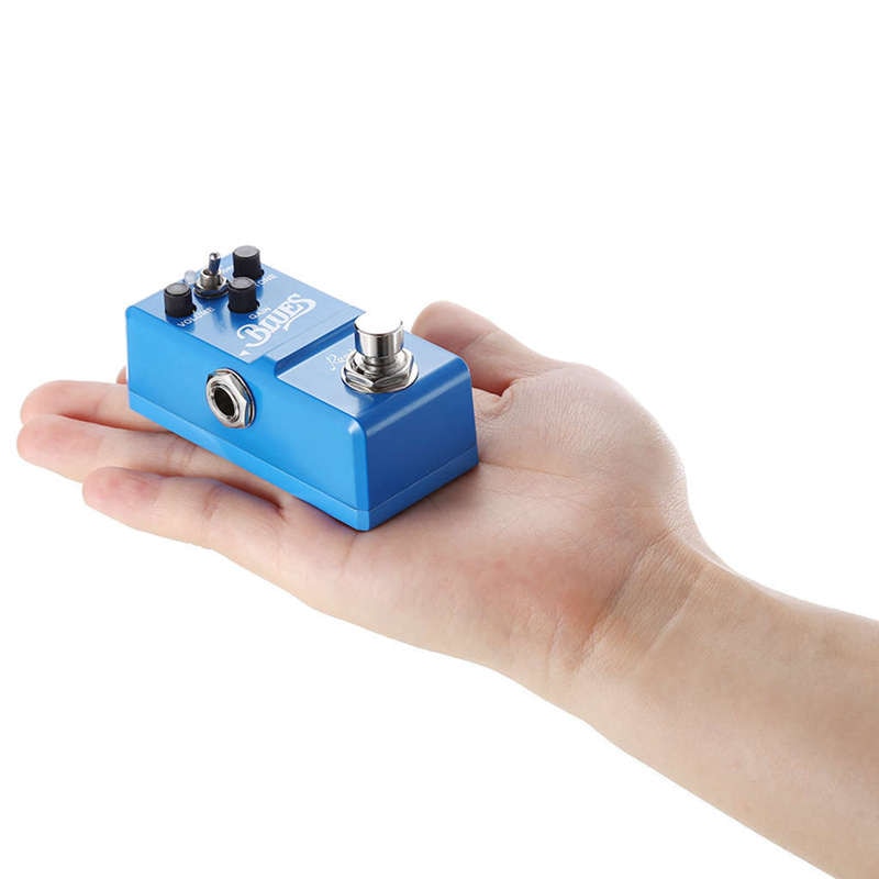 Rowin Guitar Effect Pedal Blues Style Overdrive Box Guitar Effect Pedal True Bypass Aluminum Alloy Housing