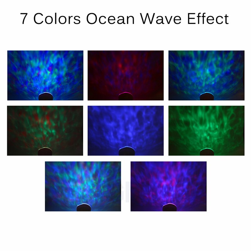 Novelty Luminous Toys Ocean Wave Starry Sky Aurora LED Night Light Projector Lamp USB Nightlight Illusion Baby Sleep Appease