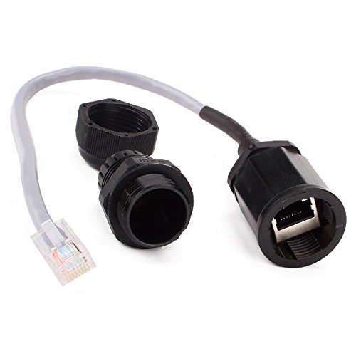 Luotettava  m20 ethernet lan  rj45 vedenpitävä liitin kierretty parikaapelit