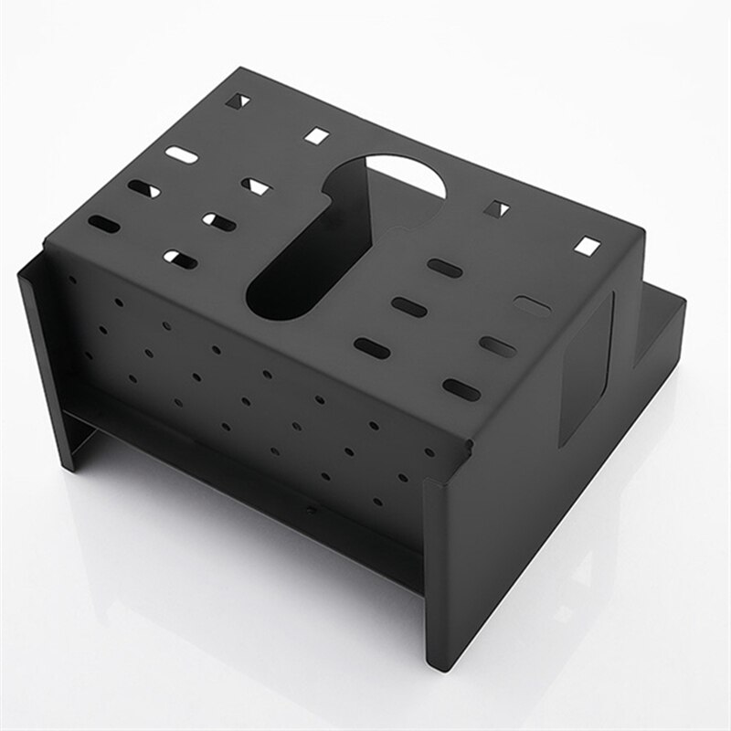 Wall Mount Roestvrij Staal Keuken Organizer Met Mes Houder Lepel Houder Lepel Positie Pot En Slice Rack