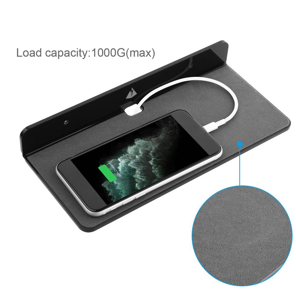 Support mural à dents bleues pour haut-parleur 9x4 pouces, en acrylique, pour téléphone portable, petit objet