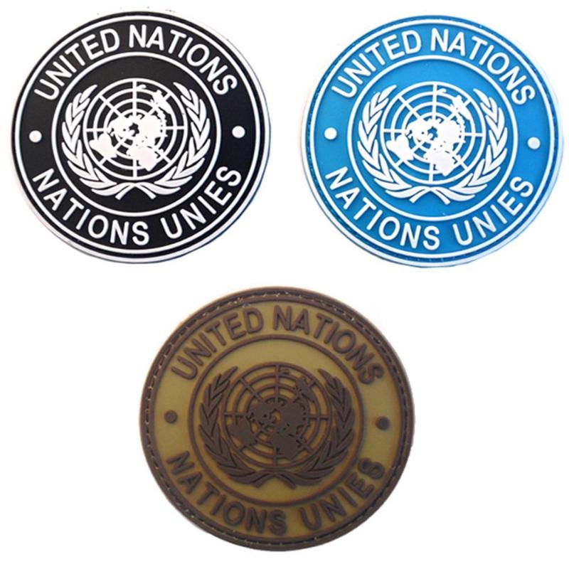 Internationale U.N UN Verenigde Naties Echt Schouder Patch Badge