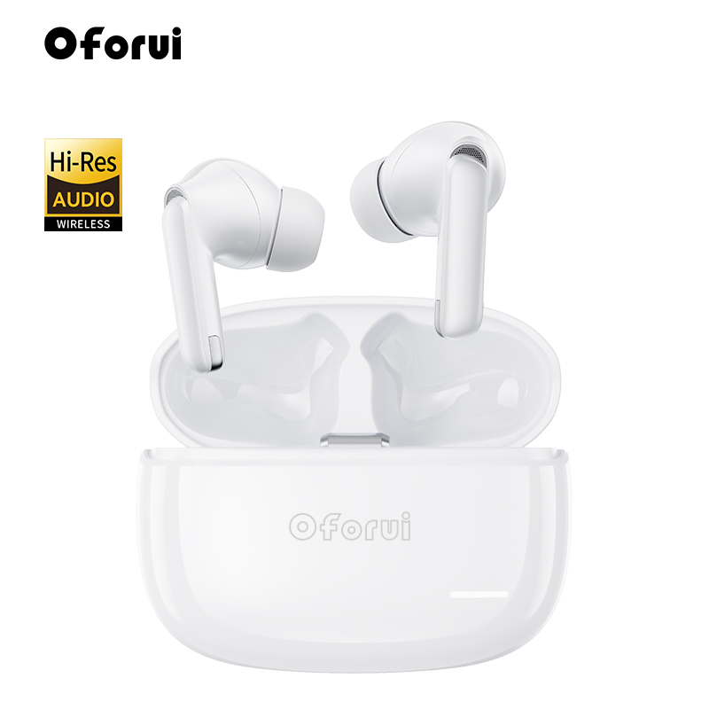 Bezprzewodowe słuchawki douszne Oforui Słuchawki Bluetooth 5.3 Bluetooth 46dB ENC Hi-Res Słuchawki douszne 4 mikrofony bezprzewodowe: Default Title