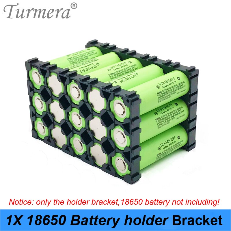 18650 opbergdoos beugel batterijhouder 18650 li- ionencelhouder veiligheidsanti-vibratie kunststof behuizing 18650 batterijhouder zwart