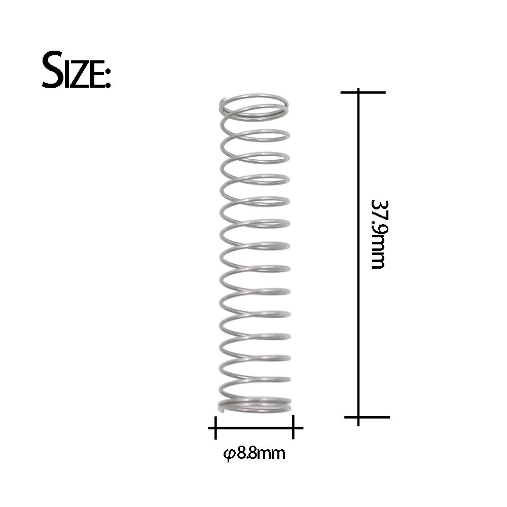 Brass Musical Instrument Accessories Small Key Springs 3 Packs Silver Wire Stainless Steel Not Distorted Not Afraid To Bend