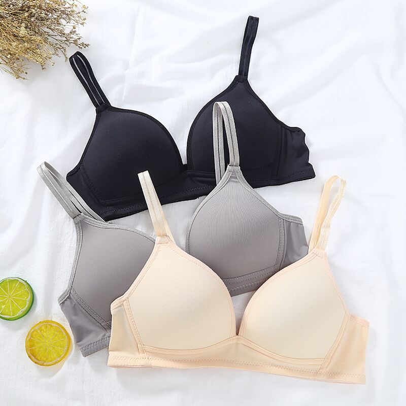 Girls Training Bra Wireless Thin Cup Bra Comfortable Teenage Underwear