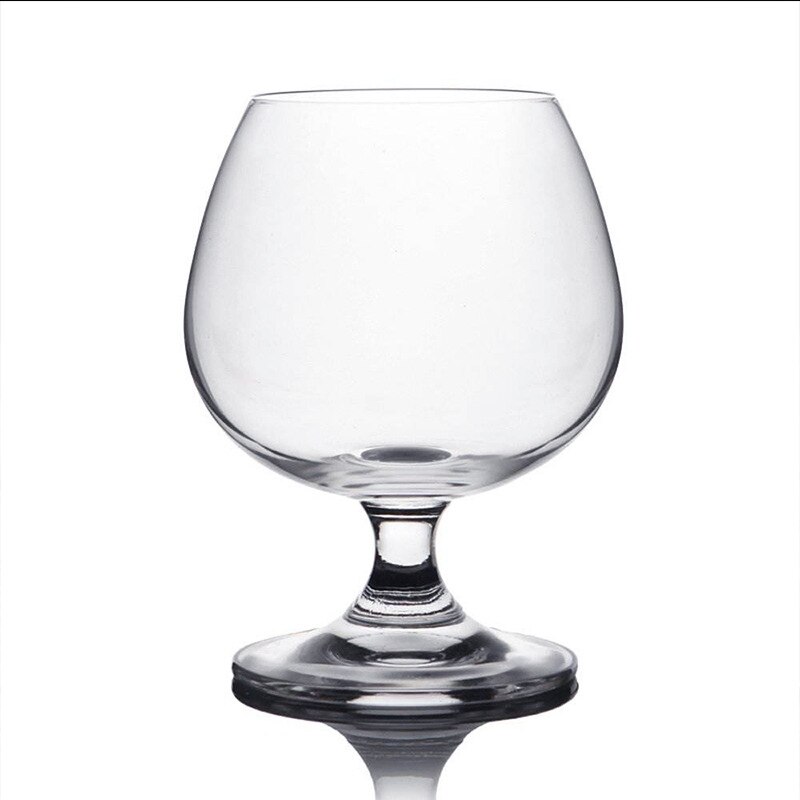 2/4 Pcs Brandy Glasses Clear Drinking Cups Crystal Small Lead-Free Wine Glass for Beer Liquor Wine Brandy Whiskey Bar Home Party