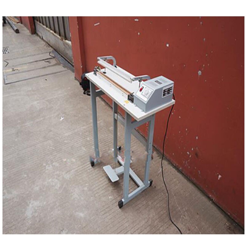 Máquina de sellado de película plástica, Pedal de pie, sellador de bolsas de plástico, máquina de sellado térmico, paquete, uso SF-400