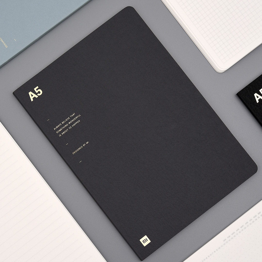 Xiaomi – carnet de notes A5 80g, 64 pages, ligne intérieure, points carrés, papier de papeterie, carnet pour voyage de bureau