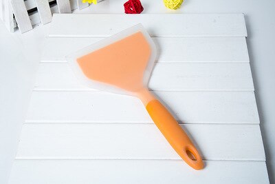 13.5 x 18.5 cm rustfrit stål nonstick stegepande aluminiumslegering køkkengrej pandekage æggegryde dyb gas induktionskomfur grill: Orange