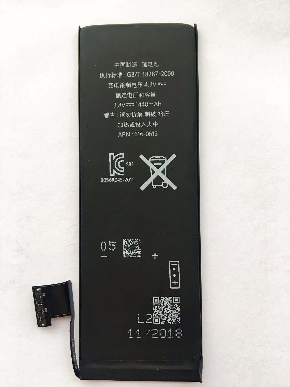 For iphone 5 battery real 1440mah 3.8V replacement battery for iphone 5 5G with repair tools kit