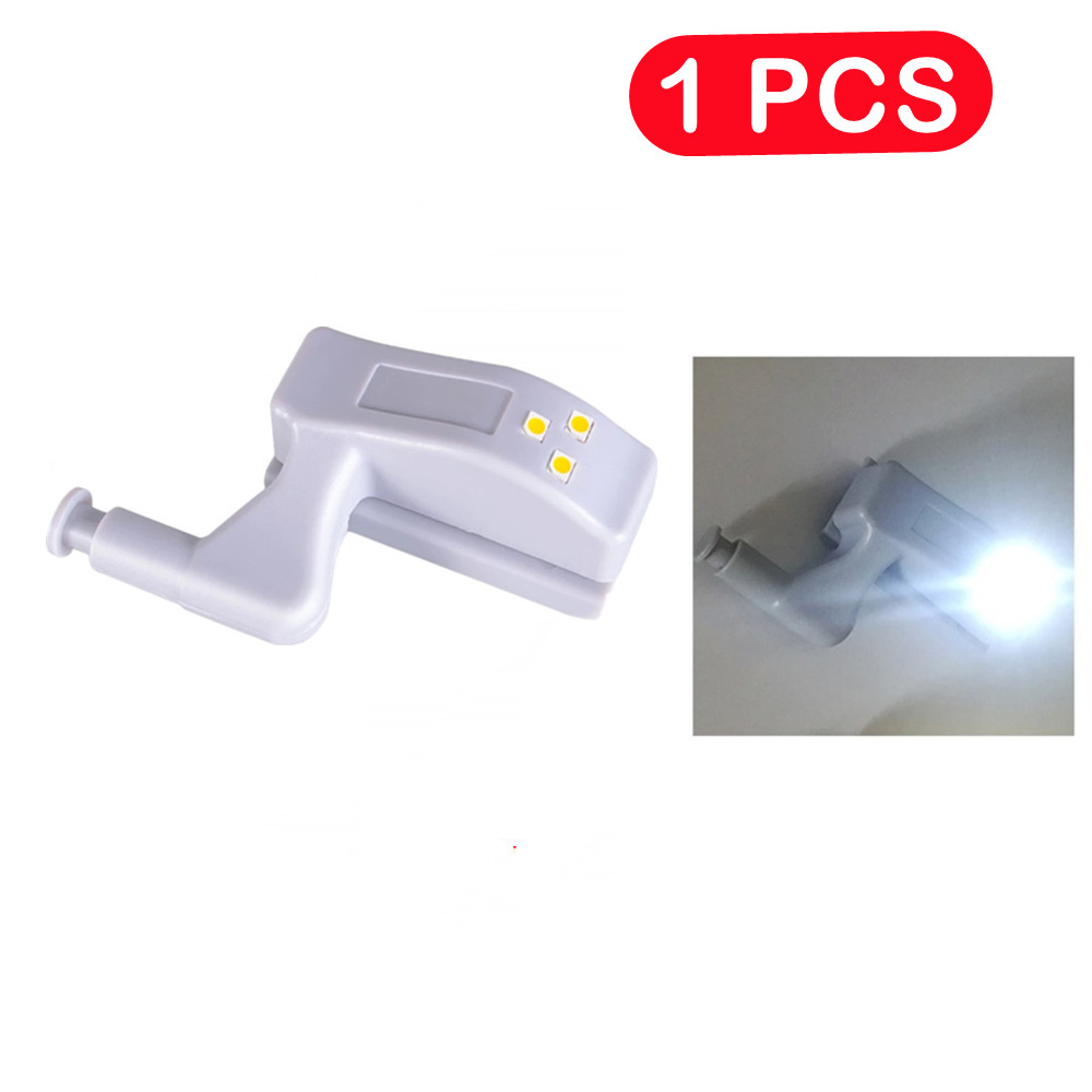 3/ st led-lampa under skåp, universal, garderobslampa, sensor, led, armario, innergångjärnslampa för skåp, garderob, kök: Varm gul
