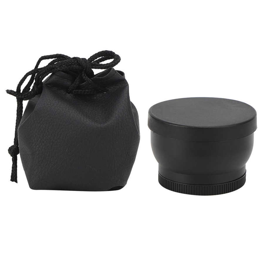 Teleconvertidor parágrafo peças 52MM 2X Liga de Alumínio Ampliação len Lente Adicional para Todos Os 52MM de Diâmetro Lentes de Câmera
