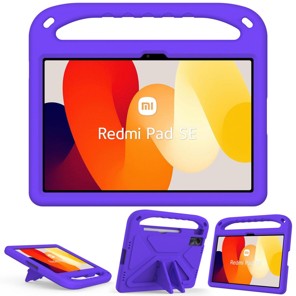 Etui EVA do Xiaomi Redmi Pad SE 11 2023 Pad 6 6Pro Wstrząsoodporne etui ochronne na całe ciało do Pad 5 5Pro 4 Plus Kids Handle: 5 / Różowy