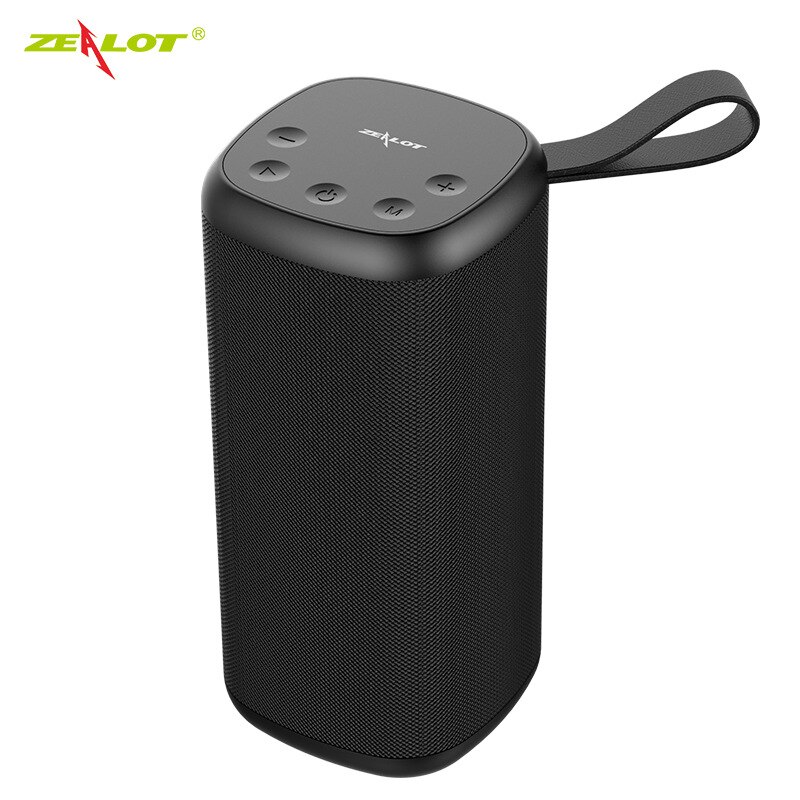 S35 Wasserdichte Drahtlose Bluetooth Lautsprecher Im Freien Tragbare Karte Subwoofer Tragbare Mini Ton: Black