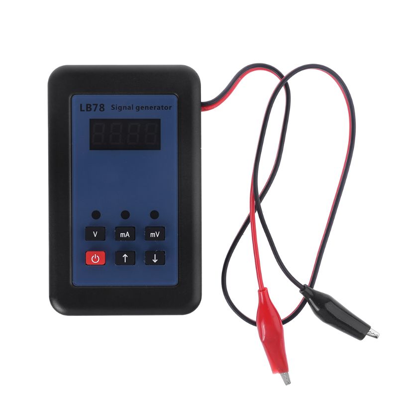 4-20mA /0-10V/mV Current Voltage Signal Generator Signal Source Calibrator Signal Tester With Carry bag