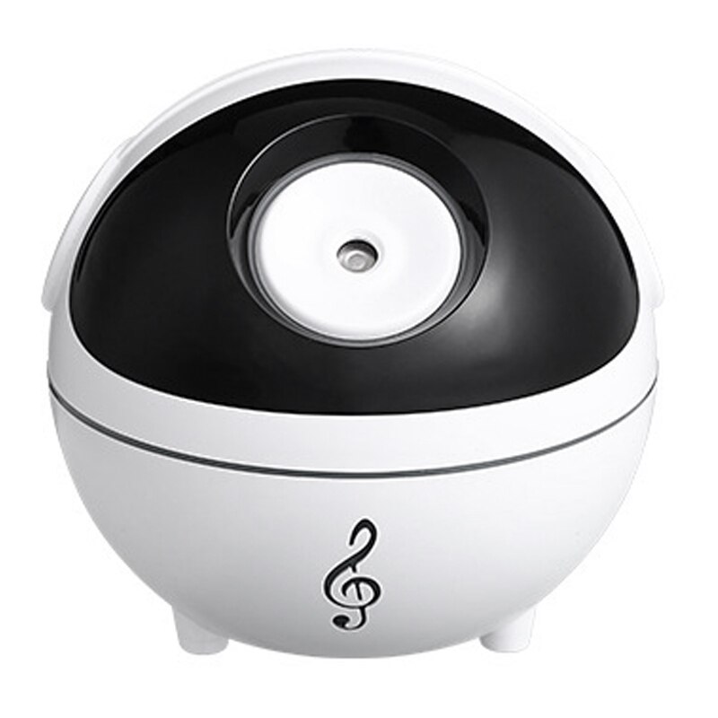 Mini purificateur d'air musical à led, lampe chromatique, vaporisateur ultrasonique pour la maison, humidificateur à tasse elfe, usb, veilleuse de bureau silencieuse: Default Title
