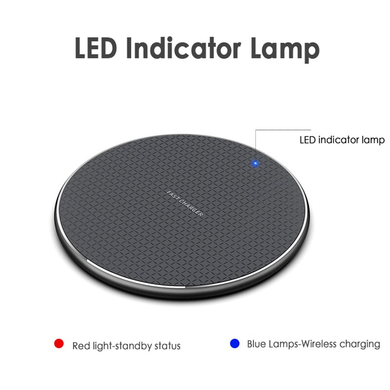 15W Qi Drahtlose Ladegerät Schnelle Lade Pad für Samsung S20 S10 Hinweis 20 10 + S9 iPhone 11 Pro xs Max X 8 Metall Drahtlose Lade Dock