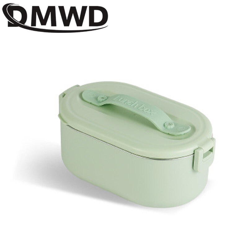 DMWD 220V Lunch Box Food Container Portable Electric Heating Food Warmer Heater Rice Container Dinnerware Sets For Home