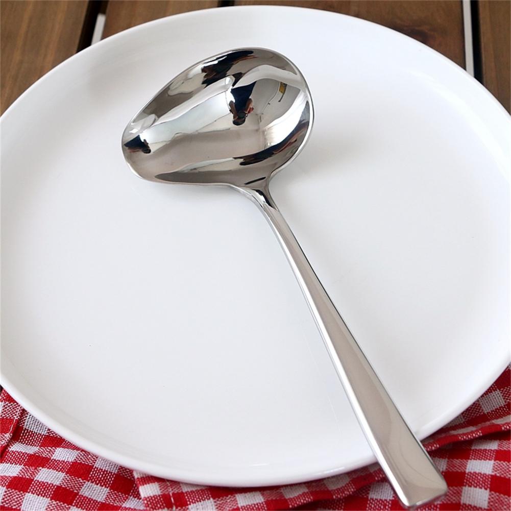 Cuillère à Sauce en acier inoxydable avec bec, petite louche à soupe, cuillère de service créative à huile, outil de cuisine, Pot louche à soupe