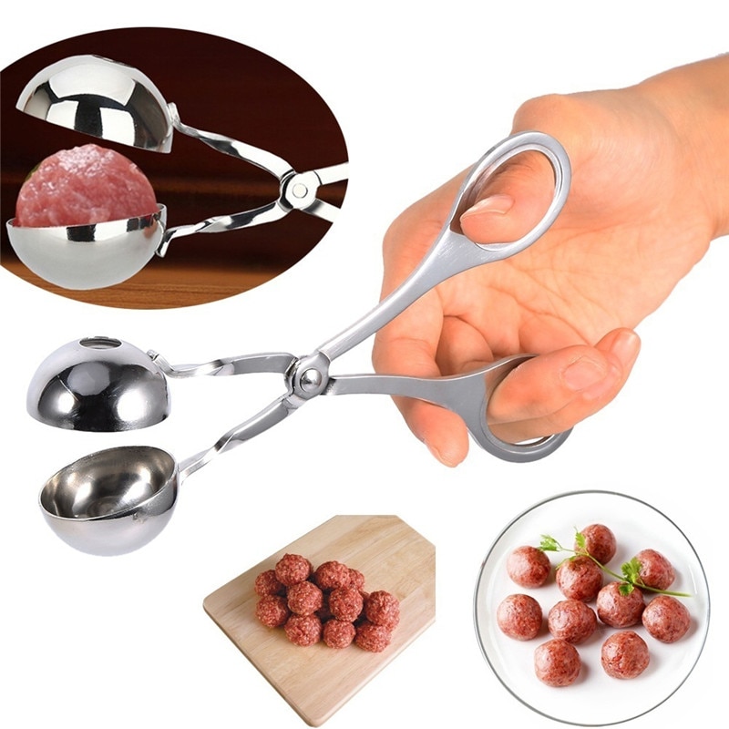 Köttbulle maker form non-stick praktiskt verktyg för matlagning av kött kök köttbullar scoop boll maker enkelt scoop clip verktyg