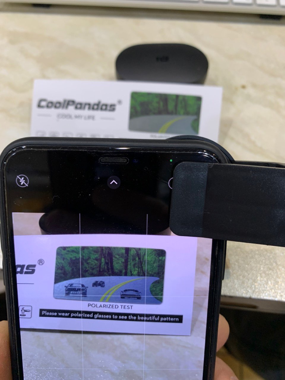 Filtro de câmera de 37mm, filtro de lente polarizadora circular de telefone inteligente para iphone 7, samsung galaxy, huawei