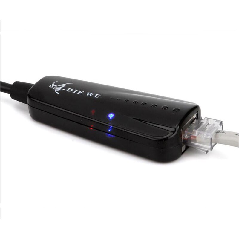 Kebidu Neue Kabelgebundene Netzwerkkarte USB RJ45 USB Lan Hub 2,0 10/100 Mbps Ethernet Adapter für Windows 7/8/10/Vista/XP Linux PC