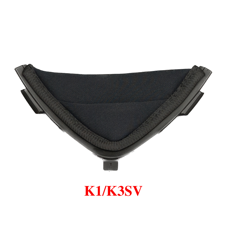 Motorcycle Helmet Parts For AGV K1 K3 K3SV K5 K5S Capacetes Lining Pad Chin Nose Protector Vent Accessories: Brown