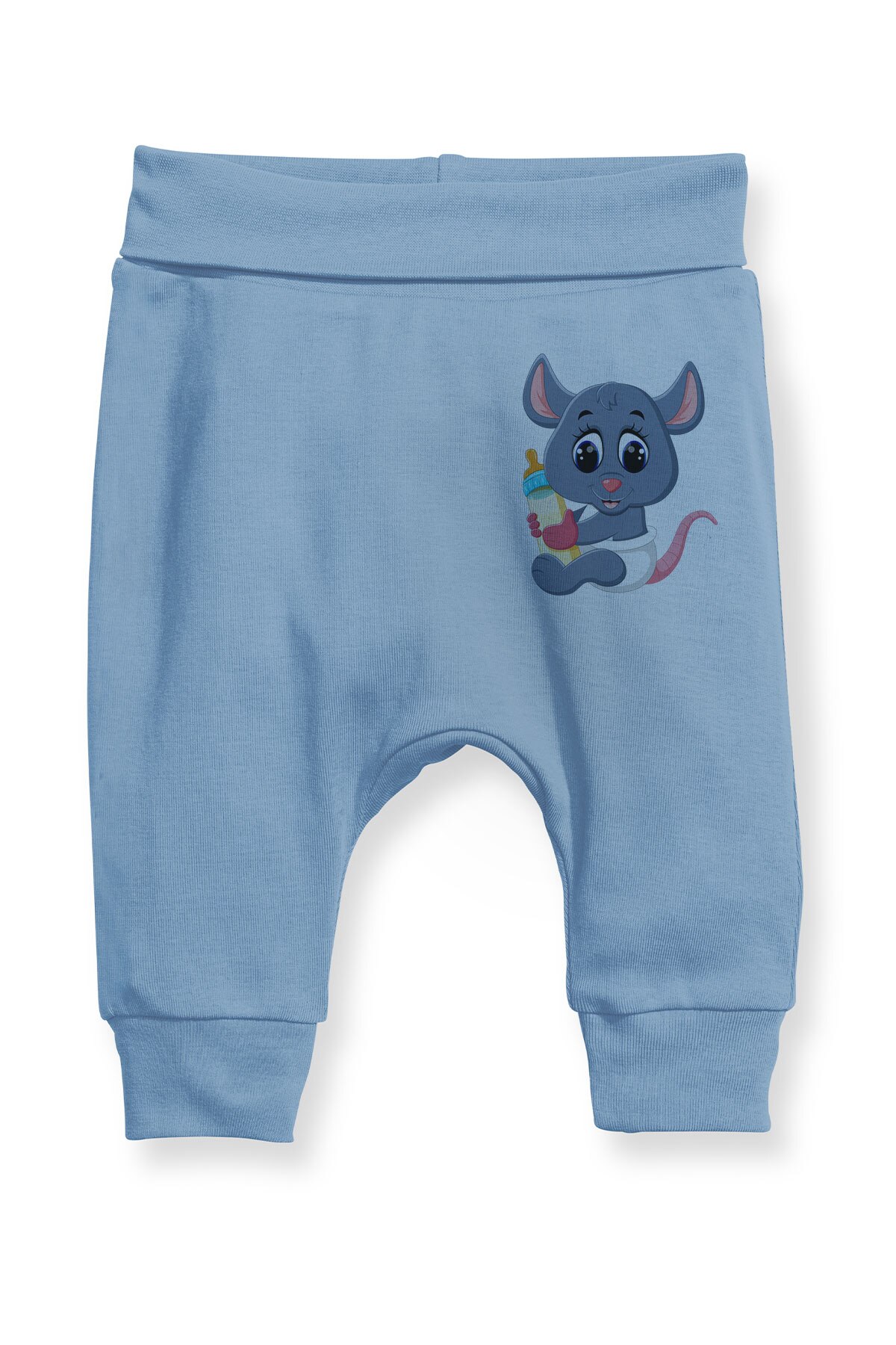 Angemiel bébé minuscule bébé souris bébé garçon sarouel Pantalon bleu