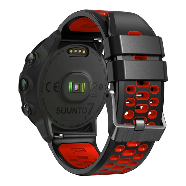Älykellon ranneke ticwatch pro 5: lle, korvaava kellon ranneke, silikoniranneke, joka on yhteensopiva ticwatch pro 5:n kanssa: Sinivalkoinen