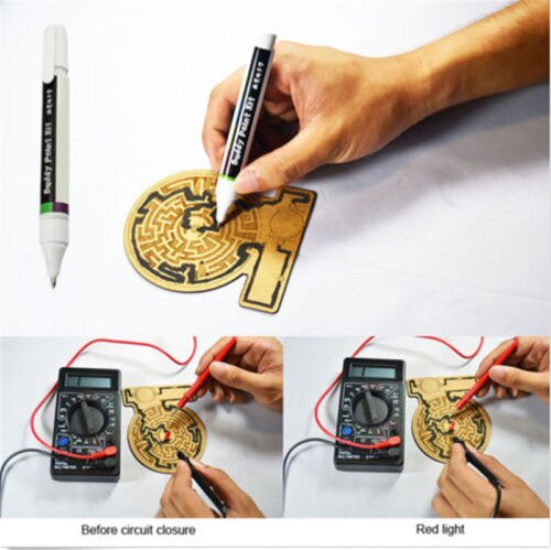Stylo à encre conductrice, Circuit électronique, dessin instantané, stylo à encre conducteur, fabricant de stylo de bricolage,