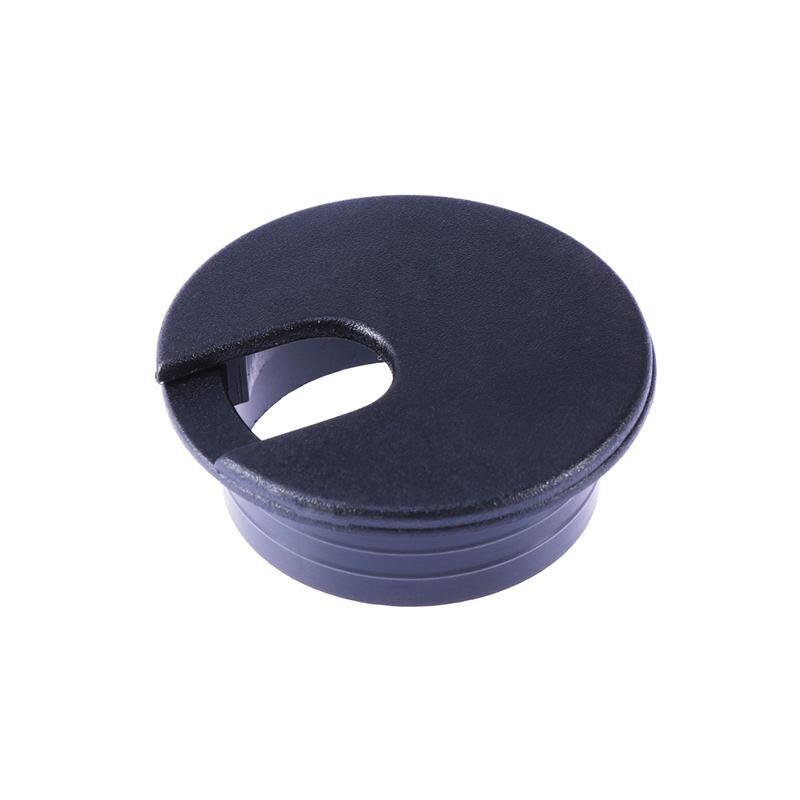 10pcs 35mm Cable Coil Out Hole Cover Durable Practical Threading Box Wiring Ducts Cover for Office Cable Computer Desktop