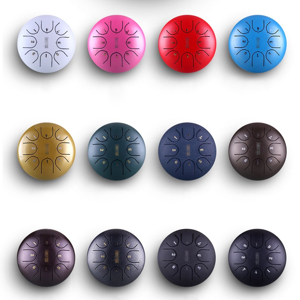 Pusty bęben spirytusowy 6 Cal 8 tona stalowy bęben językowy z akcesoria muzyczne dla dzieci instrumenty muzyczne