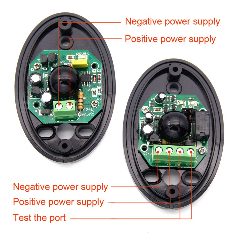 12-24V IP55 Geautomatiseerde Gate Veilige Infrarood Detector Sensor/Swing/Sliding/Garage Poort/Deur veiligheid Infrarood Fotocellen