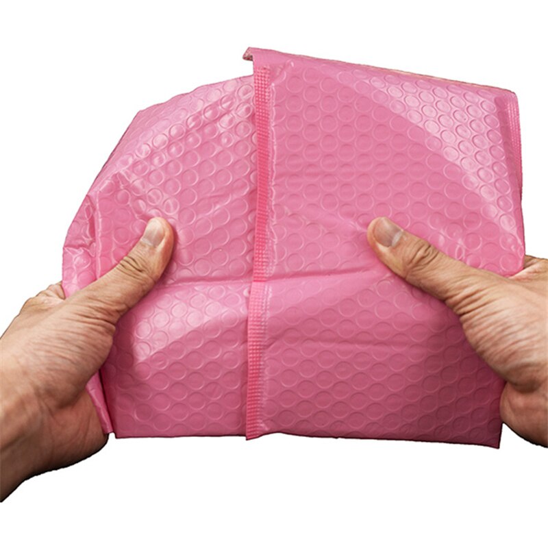 50 Pcs Poly Bubble Mailers Self Seal Padded Envelopes Bulk Bubble Lined Wrap Packaging Bags 15*20CM X2
