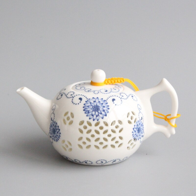 Blauw-Wit Prachtige Keramische Theepot Waterkokers Thee Cup Porselein Chinese Kung Fu Thee Set Drinkware Mj