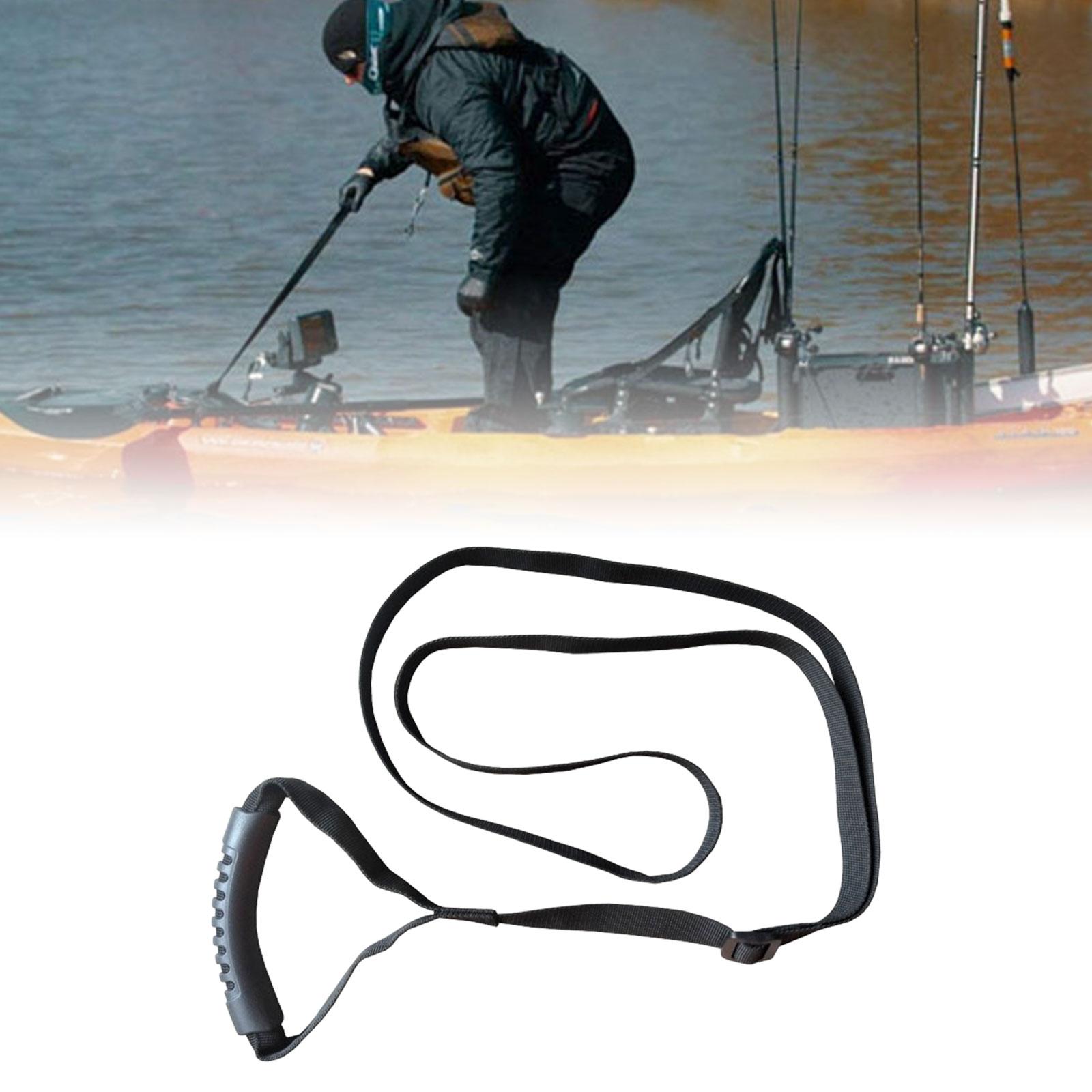 Kajak Stand-up Assist Strap Verstelbaar 35-59 inch Comfortabel Draagbaar voor Kajak, Kajak Slepen Koord, Kajak Kano Slepen Band